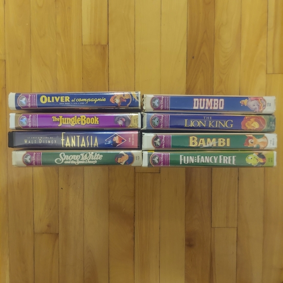 Walt Disney 8 Rare Classic Disney Masterpiece VHS Collection Movies - Picture 2 of 3